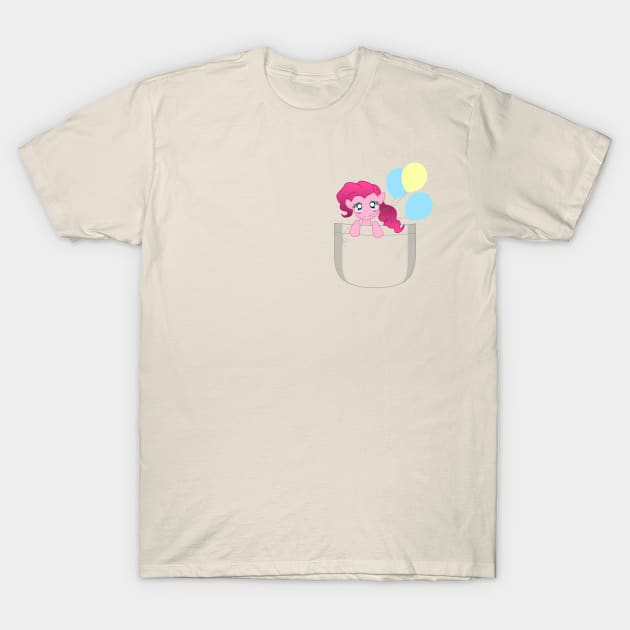 Pocket Pinkie Pie T-Shirt by ChelsieJ22